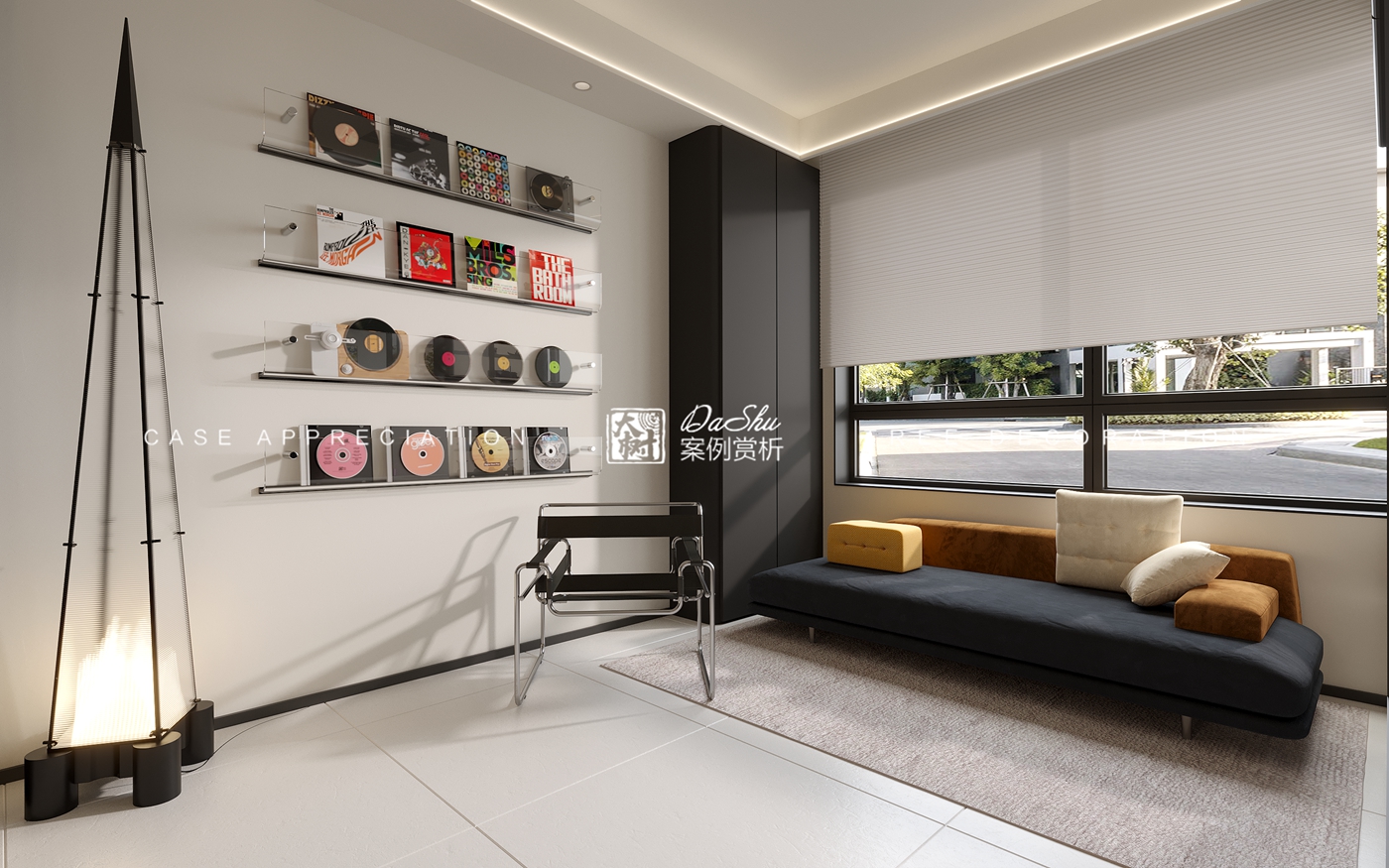 昆仑赋60㎡包豪斯风效果图