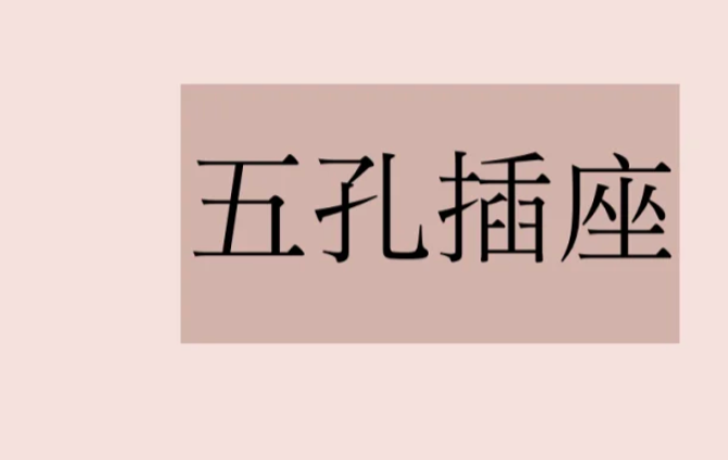 推送给装修业主的必备小知识：五孔插座
