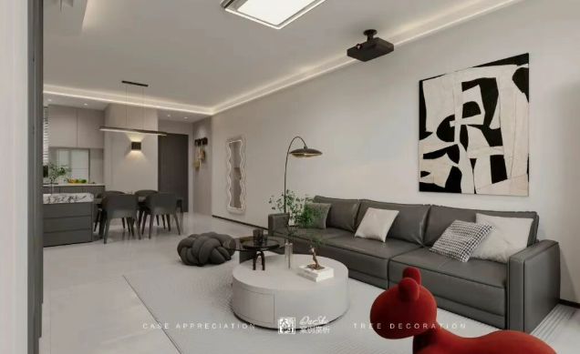 九里芳华｜82㎡ 现代简约 生活美学空间志