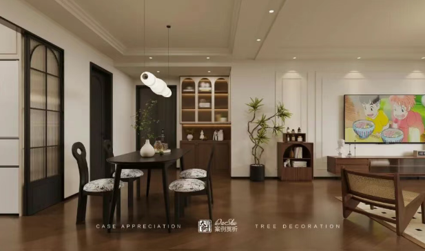 大正臻园｜103㎡ 法式新家 时光里的优雅生活叙事