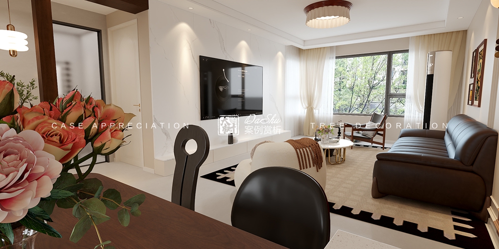 江语时代80㎡意式风格效果图