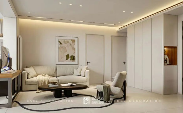 嘉禾理工｜94㎡ 现代简居：去繁就简，在纯粹之境中安放生活的诗意