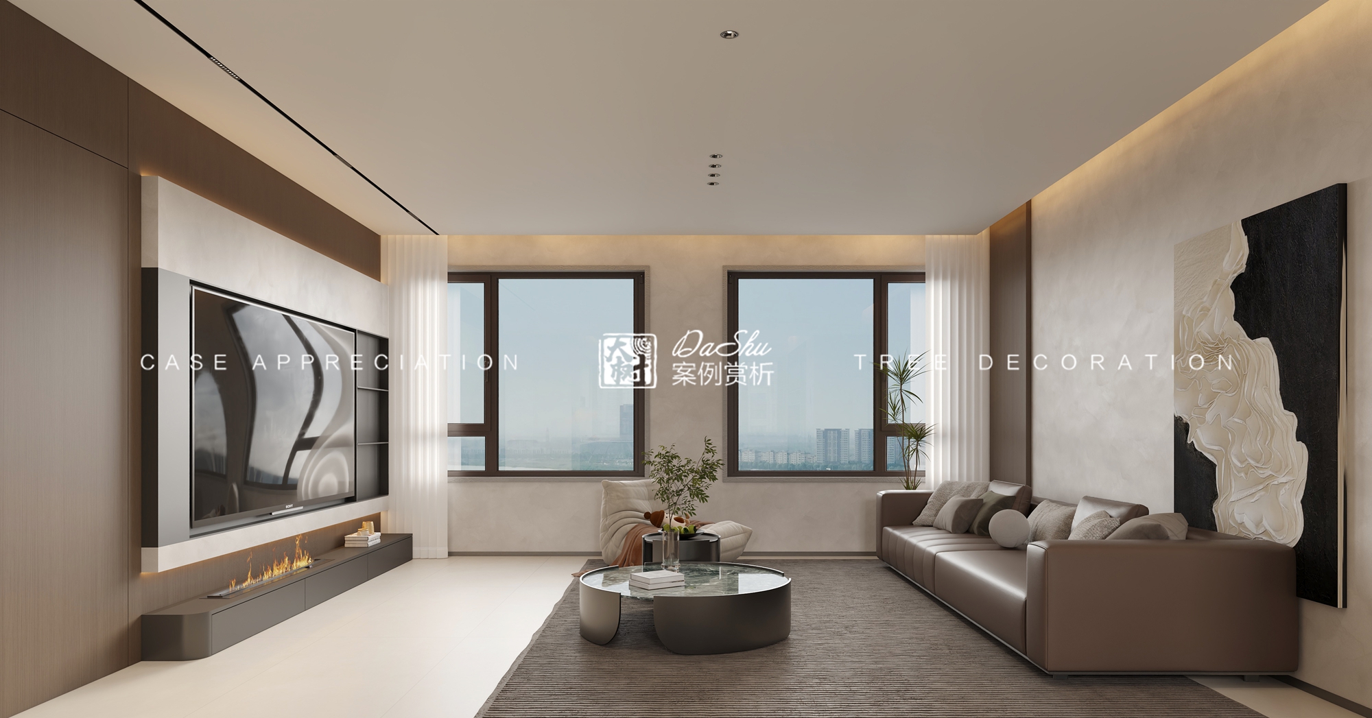 璞悦湾二期101㎡意式风格效果图