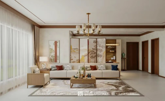 江御府｜120㎡ 新中式 以木为骨 以白为魂 演绎东方生活美学