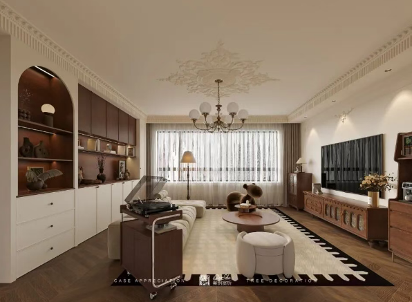 江语时代｜62㎡ 法式中古  折叠光影与复古浪漫